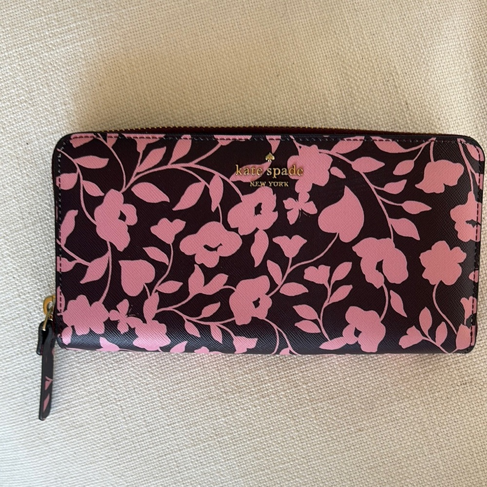 Kate Spade Pink Floral Women's Wallet